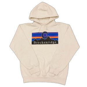 Breckenridge Colorado White Hoodie Sweatshirt
